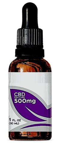 bottle of CBD with misleading dosage