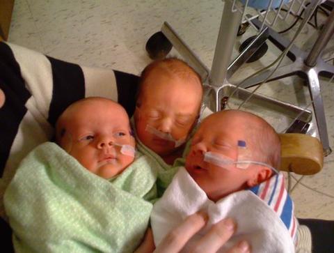 healthy triplets